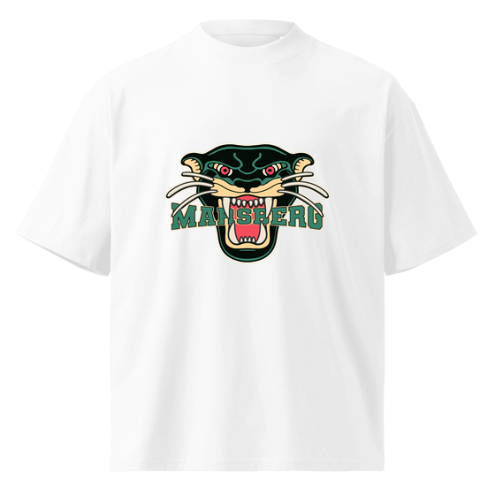 Personalisierbares Marsberg T-Shirt – Panther Design – Weiß für Marsberg