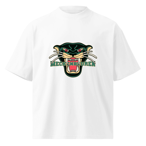 Personalisierbares Meckenbeuren T-Shirt – Panther Design – Weiß für Meckenbeuren