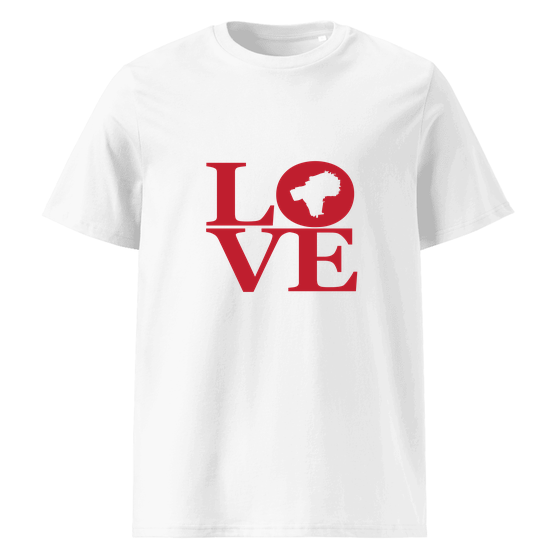Personalisierbares Merseburg T-Shirt – Love Design – Weiß für Merseburg