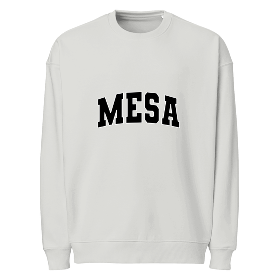 Mesa Sweatshirt with Varsity3 design (Heather Grau)