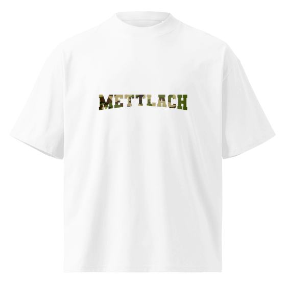 Personalisierbares Mettlach T-Shirt – Camouflage Design – Weiß für Mettlach