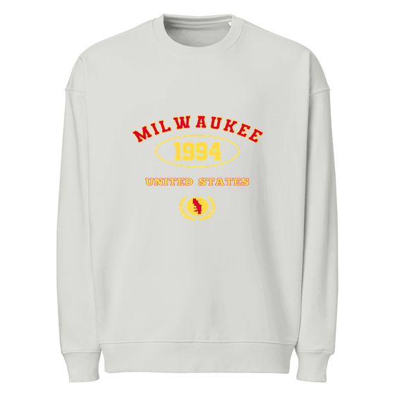 Milwaukee Sweatshirt with University 1994 design (Heather Grau)