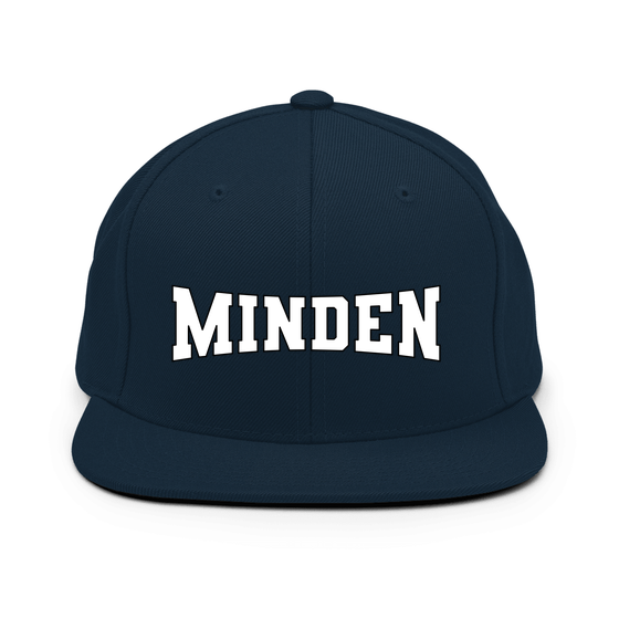 Minden Cap mit Varsity4-Design (Dunkles Navy)