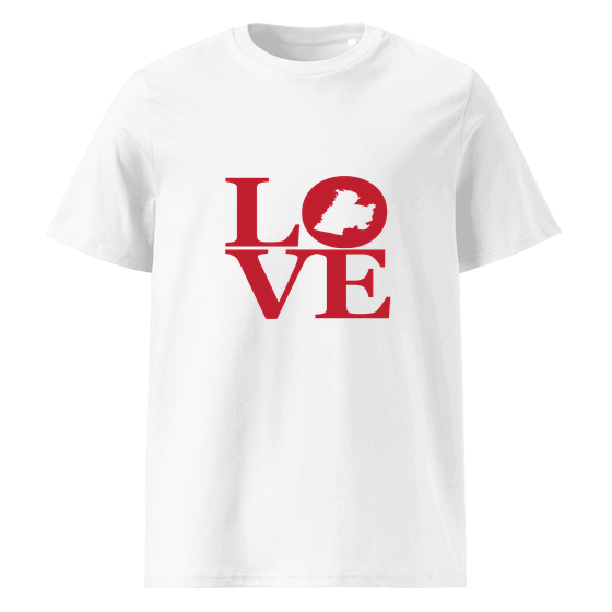 Personalisierbares Minden T-Shirt – Love Design – Weiß für Minden