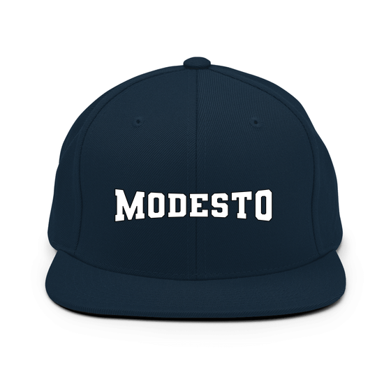 Modesto Cap with Varsity4 design (Dunkles Navy)