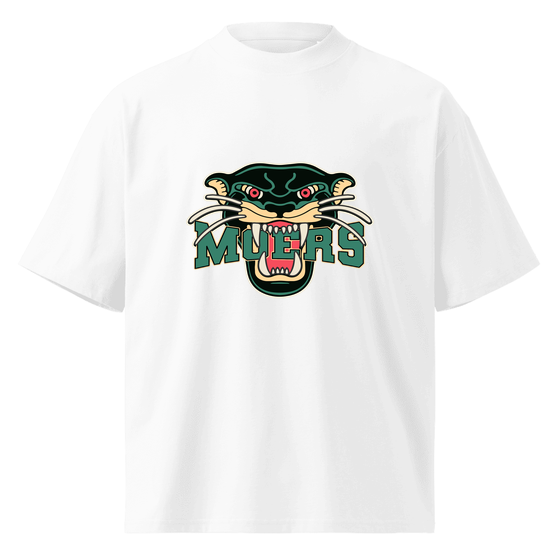 Personalisierbares Moers T-Shirt – Panther Design – Weiß für Moers