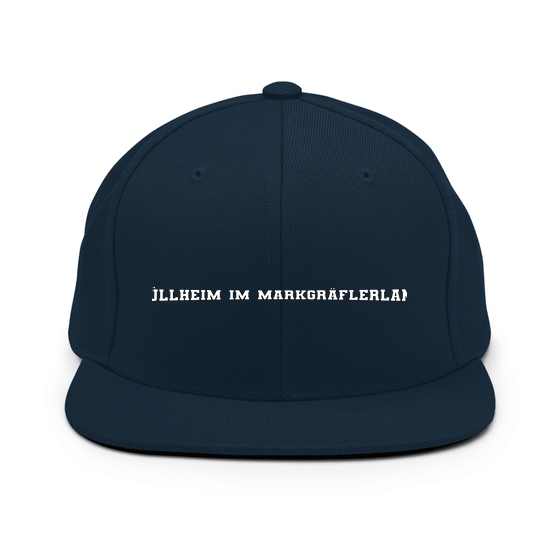 Personalisierbare Müllheim im Markgräflerland Cap – Varsity4 Design – Dunkles Navy für Müllheim im Markgräflerland