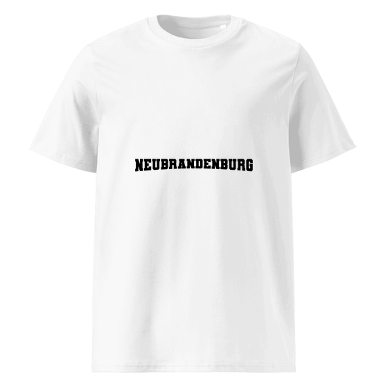 Personalisierbares Neubrandenburg T-Shirt – Varsity17 Design – Weiß für Neubrandenburg