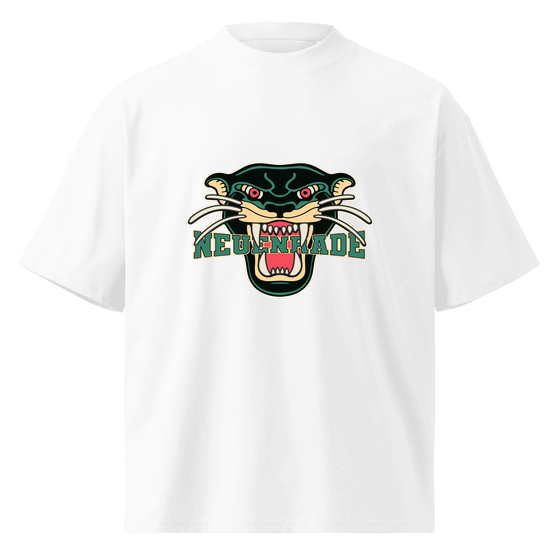 Personalisierbares Neuenrade T-Shirt – Panther Design – Weiß für Neuenrade
