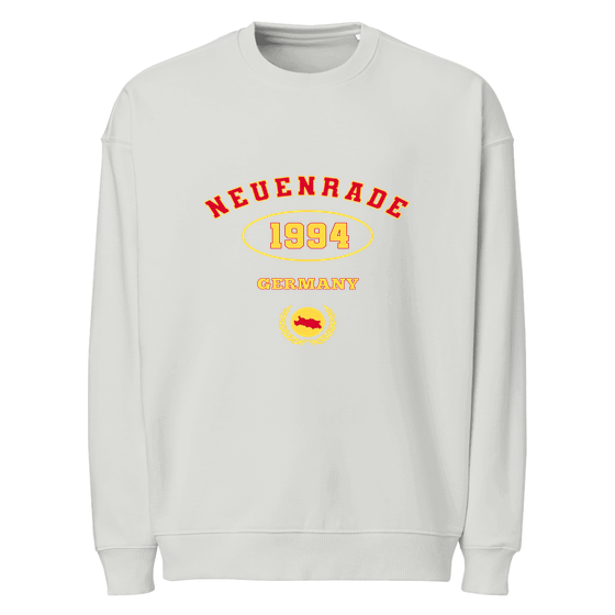 Personalisierbares Neuenrade Sweatshirt – University 1994 Design – Heather Grau für Neuenrade