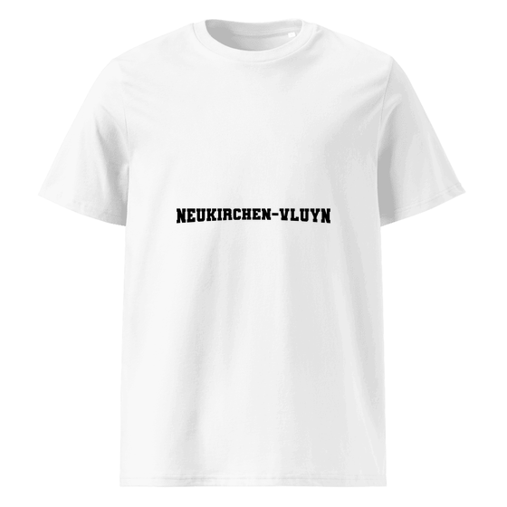 Personalisierbares Neukirchen-Vluyn T-Shirt – Varsity17 Design – Weiß für Neukirchen-Vluyn