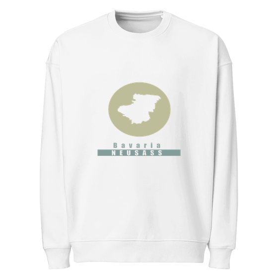 Personalisierbares Neusäß Sweatshirt – Minimal Moon Design – Weiß für Neusäß