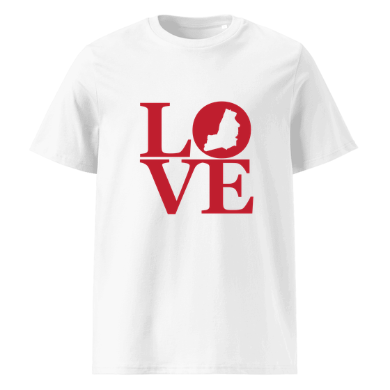 New York T-Shirt with Love design (Weiß)
