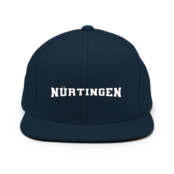Personalisierbare Nürtingen Cap – Varsity4 Design – Dunkles Navy für Nürtingen