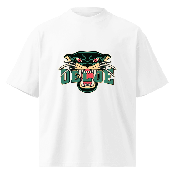 Personalisierbares Oelde T-Shirt – Panther Design – Weiß für Oelde