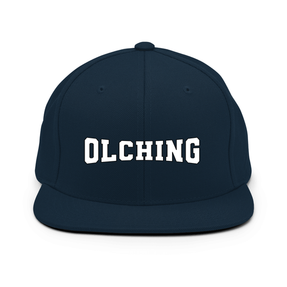 Personalisierbare Olching Cap – Varsity4 Design – Dunkles Navy für Olching