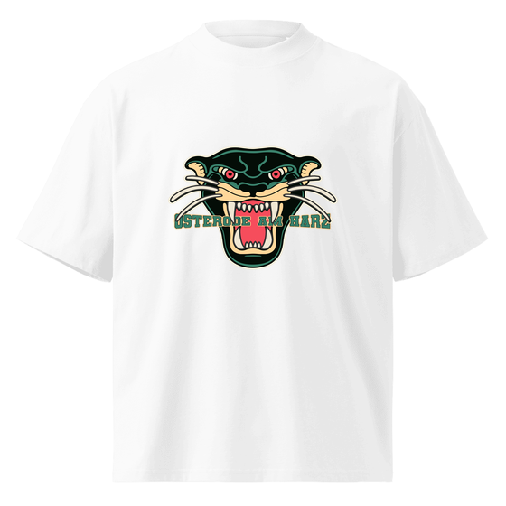 Personalisierbares Osterode am Harz T-Shirt – Panther Design – Weiß für Osterode am Harz