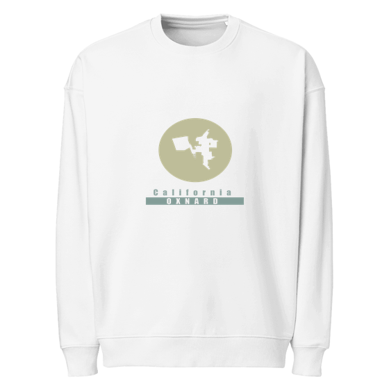 Oxnard Sweatshirt with Minimal Moon design (Weiß)
