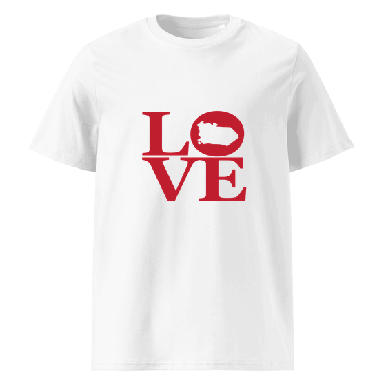 Personalisierbares Papenburg T-Shirt – Love Design – Weiß für Papenburg