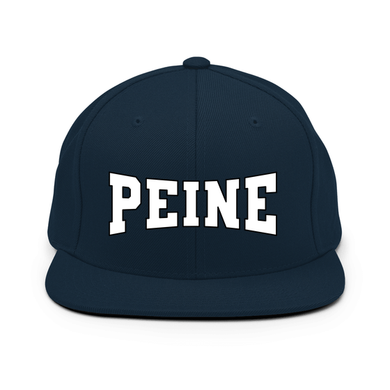 Peine Cap mit Varsity4-Design (Dunkles Navy)