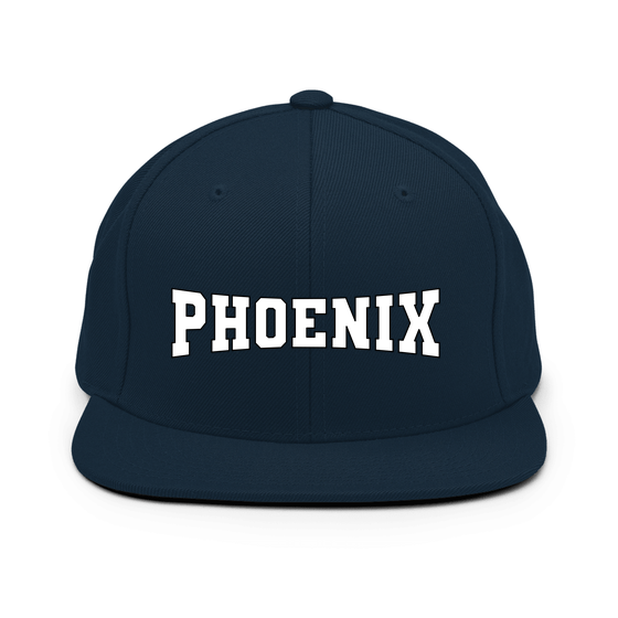 Phoenix Cap with Varsity4 design (Dunkles Navy)