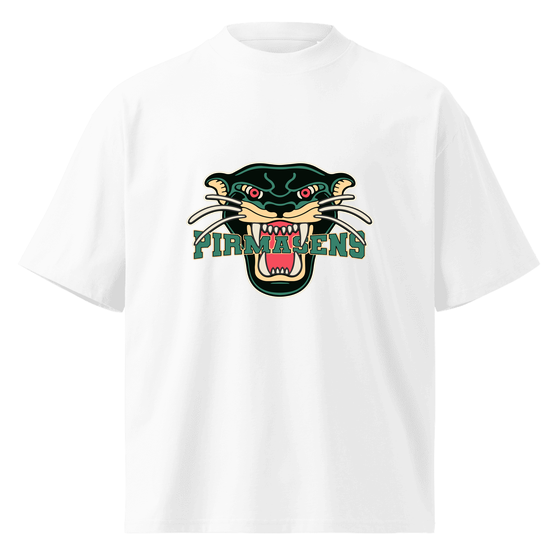 Personalisierbares Pirmasens T-Shirt – Panther Design – Weiß für Pirmasens