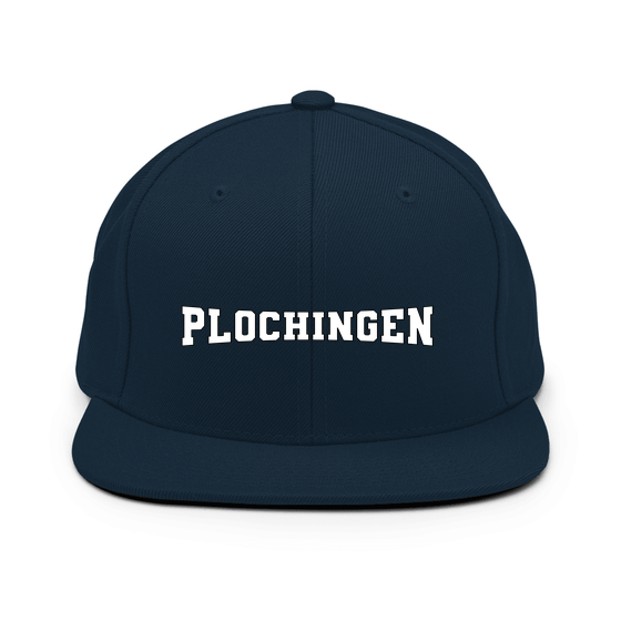 Personalisierbare Plochingen Cap – Varsity4 Design – Dunkles Navy für Plochingen