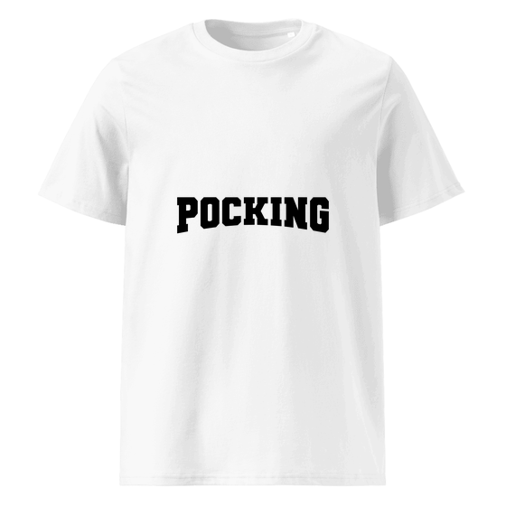 Personalisierbares Pocking T-Shirt – Varsity17 Design – Weiß für Pocking