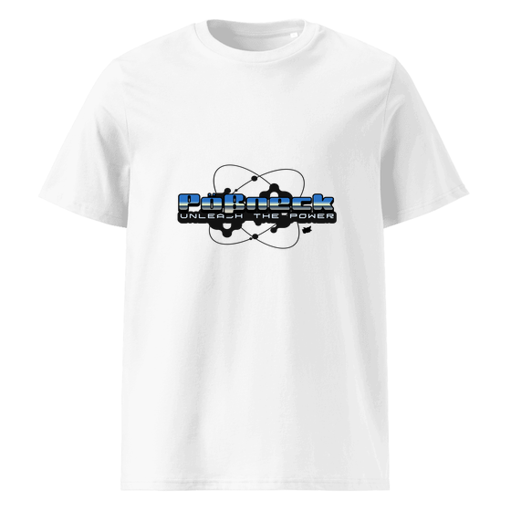 Personalisierbares Pößneck T-Shirt – Atom Design – Weiß für Pößneck