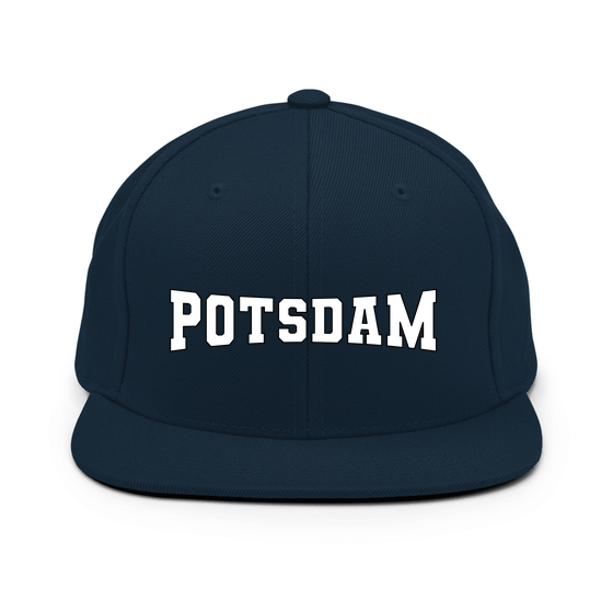 Potsdam Cap mit Varsity4-Design (Dunkles Navy)
