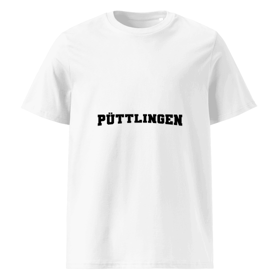 Personalisierbares Püttlingen T-Shirt – Varsity17 Design – Weiß für Püttlingen