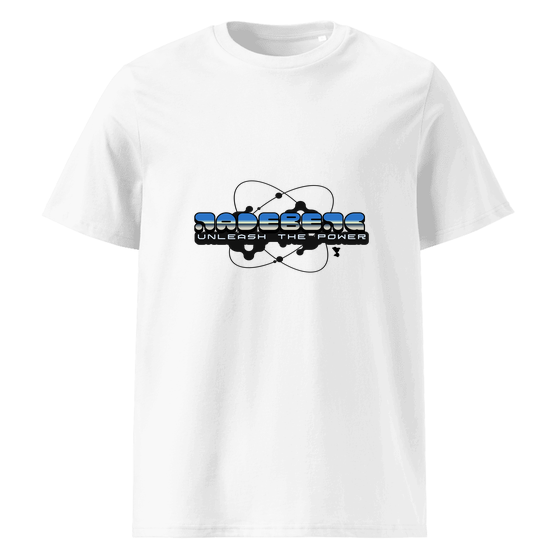 Personalisierbares Radeberg T-Shirt – Atom Design – Weiß für Radeberg