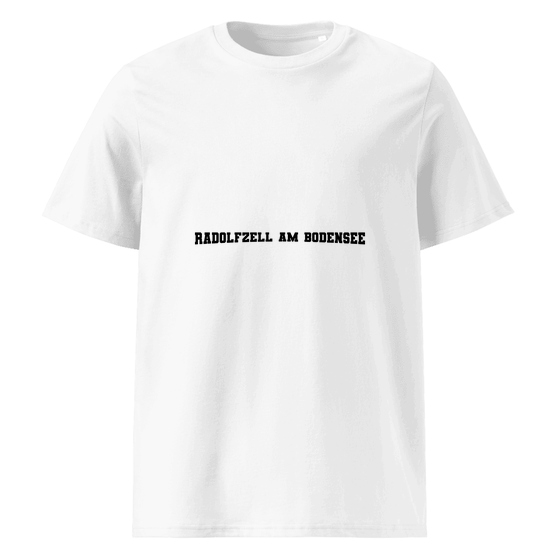 Personalisierbares Radolfzell am Bodensee T-Shirt – Varsity17 Design – Weiß für Radolfzell am Bodensee