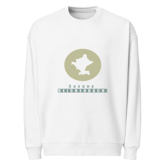 Personalisierbares Reichenbach Sweatshirt – Minimal Moon Design – Weiß für Reichenbach