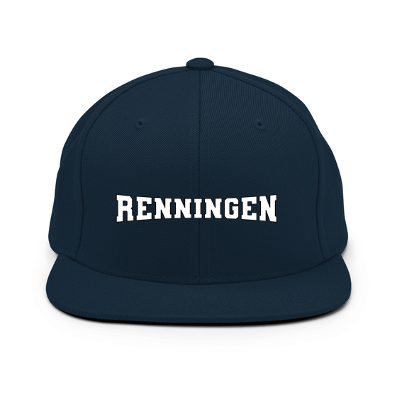 Personalisierbare Renningen Cap – Varsity4 Design – Dunkles Navy für Renningen