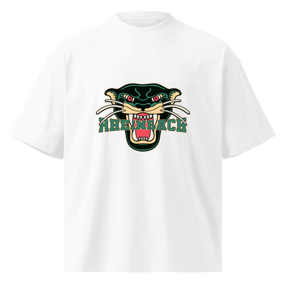 Personalisierbares Rheinbach T-Shirt – Panther Design – Weiß für Rheinbach