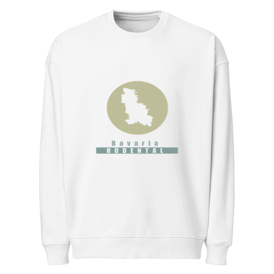 Personalisierbares Rödental Sweatshirt – Minimal Moon Design – Weiß für Rödental