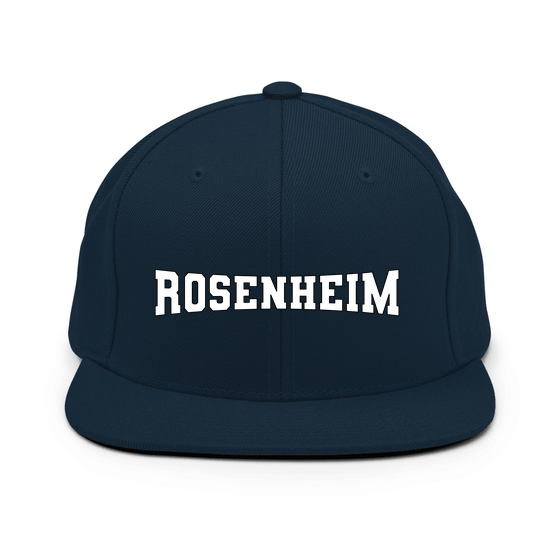 Rosenheim Cap mit Varsity4-Design (Dunkles Navy)