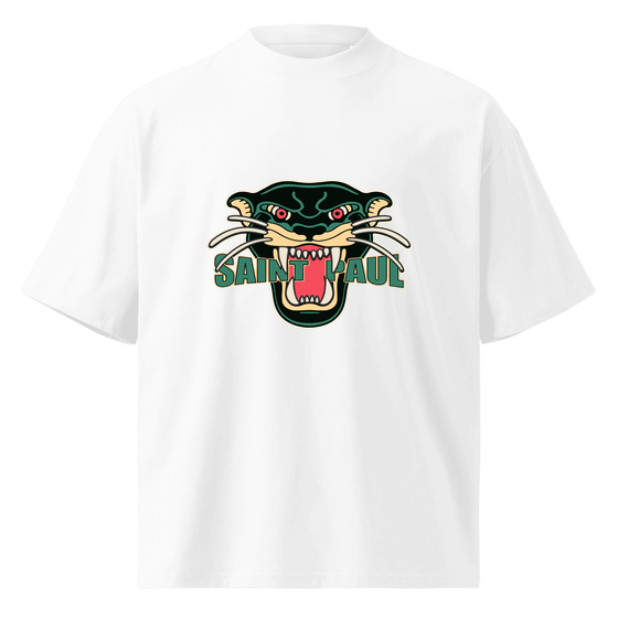 Saint Paul T-Shirt with Panther design (Weiß)