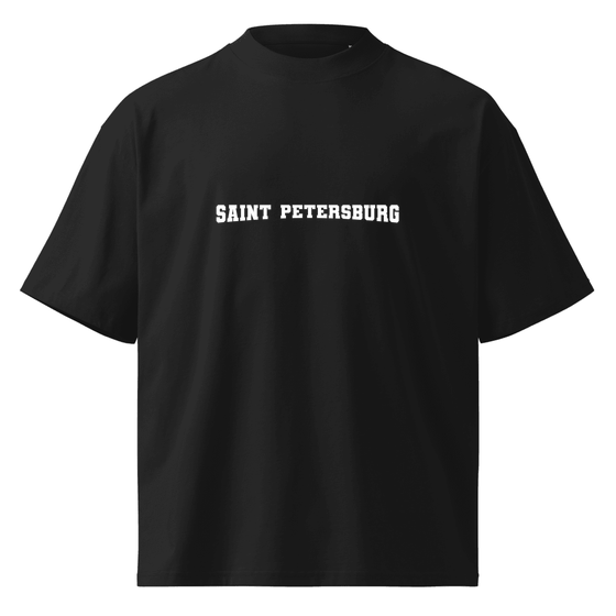 Saint Petersburg T-Shirt with Camouflage design (Schwarz)