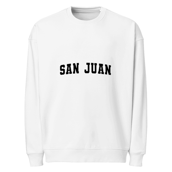 San Juan Sweatshirt with Varsity3 design (Weiß)