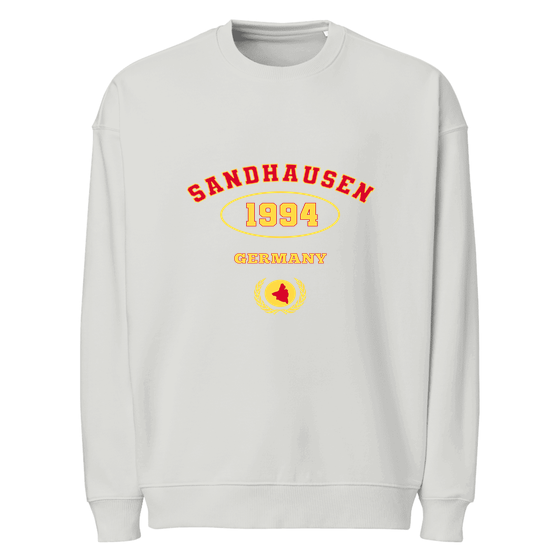 Personalisierbares Sandhausen Sweatshirt – University 1994 Design – Heather Grau für Sandhausen