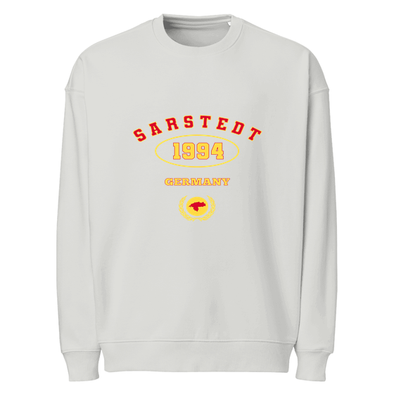 Personalisierbares Sarstedt Sweatshirt – University 1994 Design – Heather Grau für Sarstedt