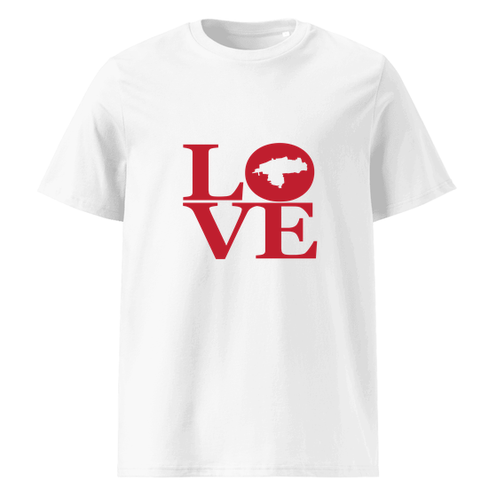 Personalisierbares Sarstedt T-Shirt – Love Design – Weiß für Sarstedt
