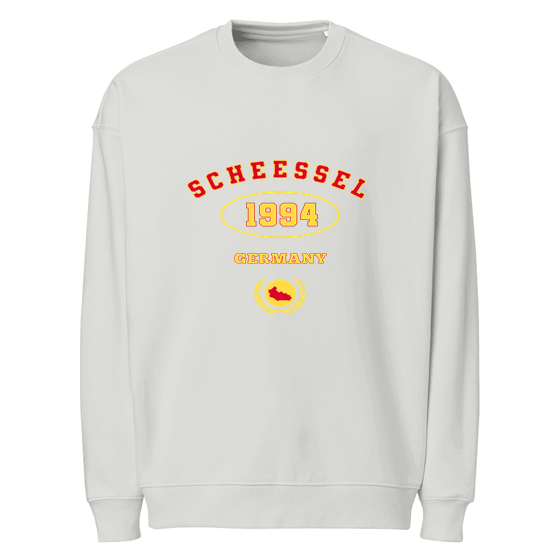 Personalisierbares Scheeßel Sweatshirt – University 1994 Design – Heather Grau für Scheeßel