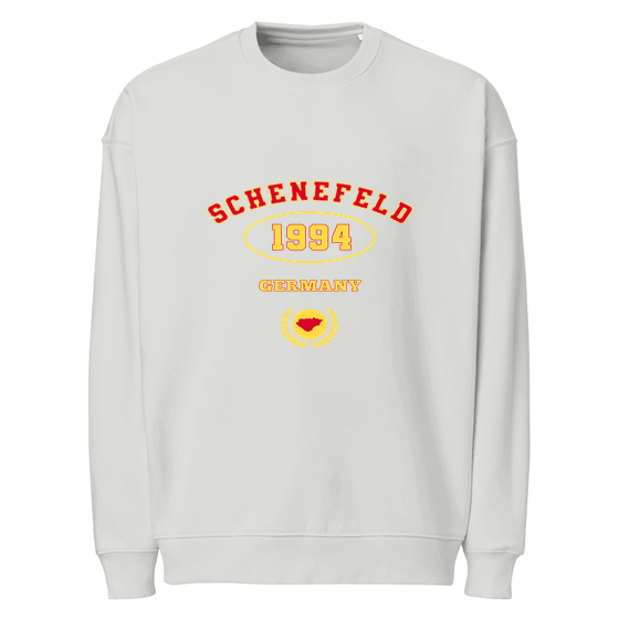 Personalisierbares Schenefeld Sweatshirt – University 1994 Design – Heather Grau für Schenefeld