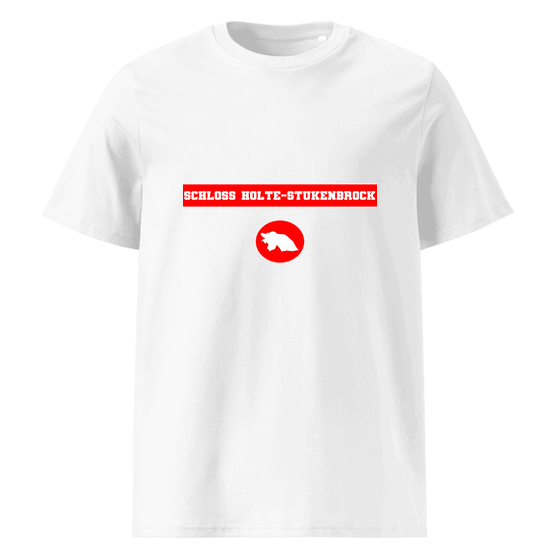 Personalisierbares Schloß Holte-Stukenbrock T-Shirt – Signal14 Design – Weiß für Schloß Holte-Stukenbrock