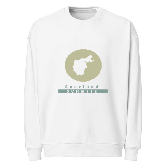 Personalisierbares Schmelz Sweatshirt – Minimal Moon Design – Weiß für Schmelz