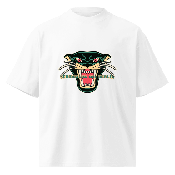 Personalisierbares Schöneiche bei Berlin T-Shirt – Panther Design – Weiß für Schöneiche bei Berlin