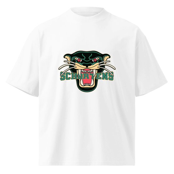 Personalisierbares Schortens T-Shirt – Panther Design – Weiß für Schortens